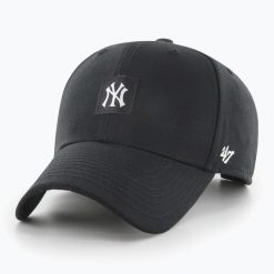 Czapka z daszkiem 47 Brand MLB New York Yankees Compact Snap MVP. Czarne czapki z daszkiem damskie 47 Brand, bez wzorów. Za 94.99 zł.