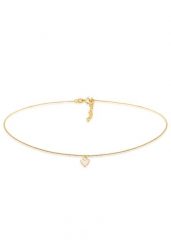 Elli Damski Choker serce wisiorek Trend Bloger z Emalią w srebrze próby 925 Sterling Silver Naszyjniki 1 ct. Szare naszyjniki damskie Elli, srebrne. Za 241.39 zł.