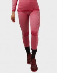 Legginsy termoaktywne damskie Halti Nila Seamless. Czerwone legginsy damskie Halti, s, bez wzorów, z elastanu, na fitness i siłownię. Za 199.99 zł.