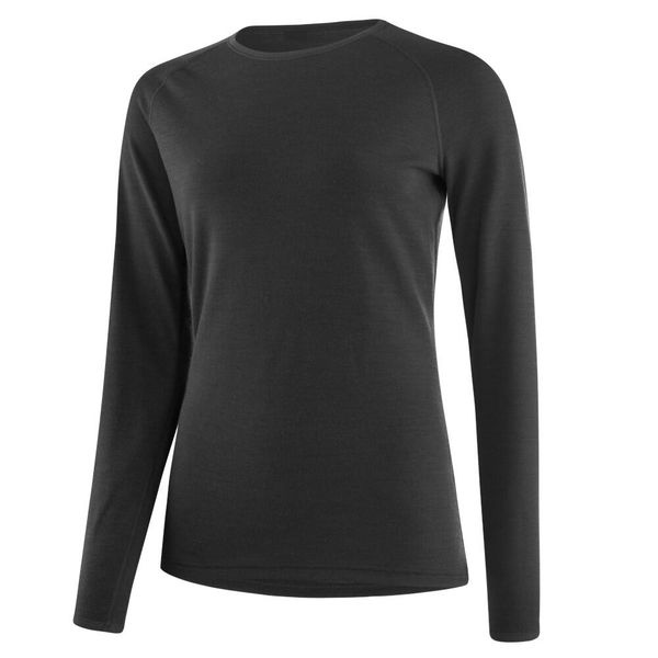 Damska koszulka z długim rękawem z wełny merino Löffler Transtex®. Czarne koszulki damskie LÖFFLER, l, bez wzorów, z wełny, bez kołnierzyka, bez ramiączek. Za 421.00 zł.