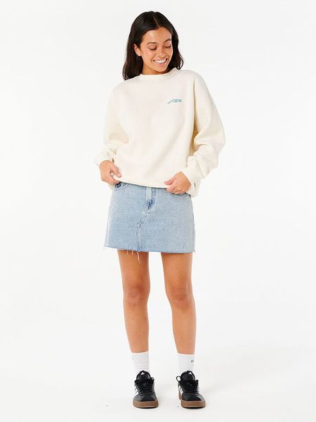 Rip Curl Bluza "Neon Diamond Heritage" w kolorze beżowym rozmiar: M. Brązowe bluzy damskie Rip Curl, m, bez wzorów, z bawełny, bez kaptura. Za 129.95 zł.