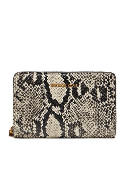 MICHAEL Michael Kors Portfel Bryant 32T5AYTD0L Beżowy. Brązowe portfele damskie MICHAEL Michael Kors, bez wzorów, ze skóry. Za 499.99 zł.