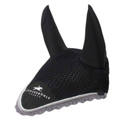 Czapka na muchy dla konia Schockemöehle Dynamite Fly Veil Logo. Czarne czapki damskie SCHOCKEMÖHLE, bez wzorów. Za 199.00 zł.