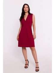Be Wear Sukienka w kolorze czerwonym rozmiar: L. Czerwone sukienki damskie Be Wear, bez wzorów, bez ramiączek. Za 150.02 zł.