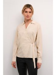 Cream Bluzka "Gabi" w kolorze beżowym rozmiar: 36. Brązowe bluzki damskie Cream, bez wzorów, bez kołnierzyka, bez ramiączek. Za 127.35 zł.