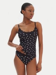 Guess Komplet bielizny O6RG09 KG630 Czarny. Czarne komplety bielizny Guess, z aplikacjami, z syntetyku. Za 329.99 zł.