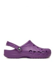 Crocs Klapki C-BAYA CLOG 10126-57H Fioletowy. Fioletowe klapki damskie Crocs, bez wzorów, z tworzywa sztucznego, bez obcasa, bez zapięcia. Za 199.99 zł.
