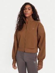 Adidas by Stella McCartney Bluza Knitted Track Top JX6782 Brązowy Regular Fit. Brązowe bluzy damskie adidas by Stella McCartney, m, bez wzorów, z syntetyku, bez kaptura. Za 809.99 zł.