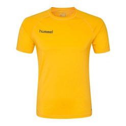 Koszulka termoaktywna dla dorosłych Hummel First Performance Jersey S/S. Brązowe koszulki damskie Hummel, s, bez wzorów, z jersey, bez kołnierzyka, bez ramiączek. Za 125.00 zł.