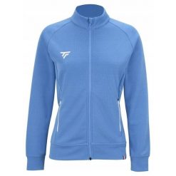 Bluza rozpinana tenisowa damska Tecnifibre Team Jacket. Niebieskie bluzy damskie TECNIFIBRE, bez wzorów, z dresówki, bez kaptura. W wyprzedaży za 274.00 zł.
