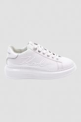 KARL LAGERFELD Białe damskie sneakersy KAPRI Karl Signia, Rozmiar 40. Białe obuwie sportowe damskie KARL LAGERFELD, bez zapięcia. W wyprzedaży za 589.99 zł.