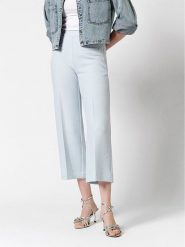 Rosner Spodnie materiałowe w kolorze błękitnym rozmiar: W34/L28. Niebieskie spodnie materiałowe damskie Rosner, bez wzorów, z materiału. Za 208.99 zł.