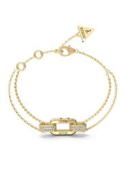 Guess Bransoletka JUBB04 581JW Złoty. Żółte bransoletki damskie Guess, metalowe. Za 239.99 zł.