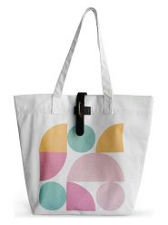 IRIS Torba "California" w kolorze białym ze wzorem - 45,5 x 37 x 15,5 cm rozmiar: onesize. Białe torby sportowe IRIS, bez wzorów, z bawełny. Za 41.20 zł.