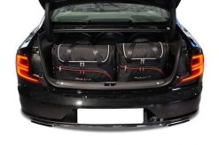 Torby Do Bagażnika Volvo S90 Hev 2016+ 5Szt Kjust. Czarne torby podróżne KJUST, bez wzorów, z kauczuku. Za 1,581.00 zł.