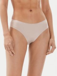 Tommy Hilfiger Figi klasyczne UW0UW05215 Beżowy. Brązowe figi Tommy Hilfiger, bez wzorów, z syntetyku. Za 69.99 zł.