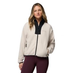 Bluza dresowa sportowa damska Sequoia Grove II FZ. Brązowe bluzy damskie Columbia, m, bez wzorów, z dresówki, bez kaptura. Za 249.99 zł.