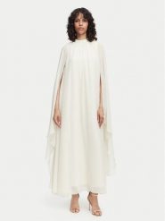 Vero Moda Sukienka wieczorowa Jasmine 10347654 Kremowy Relaxed Fit. Białe sukienki damskie Vero Moda, bez wzorów, z syntetyku, wizytowe, bez ramiączek. Za 449.99 zł.