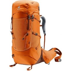 Plecak trekkingowy damski Deuter Aircontact Core 55+10 SL. Brązowe plecaki Deuter, bez wzorów. Za 1,159.00 zł.
