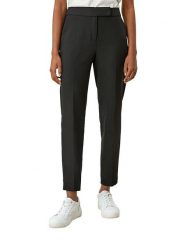 S.Oliver Spodnie w kolorze czarnym rozmiar: 38. Czarne spodnie materiałowe damskie S.Oliver, bez wzorów, z materiału. Za 168.46 zł.