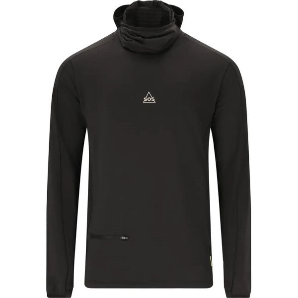 Bluza z długimi rękawami i kapturem SOS Timberline. Czarne bluzy damskie SOS, l, bez wzorów, z materiału. Za 311.00 zł.
