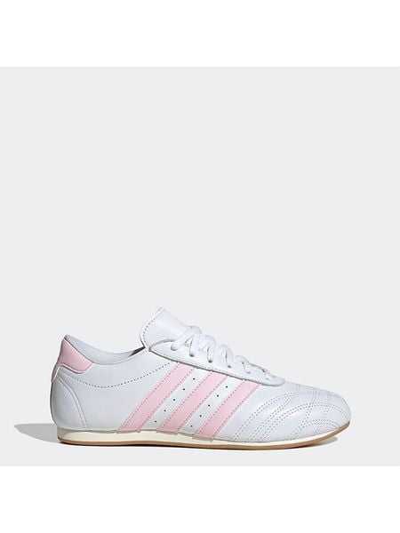 Adidas Skórzane sneakersy "Taekwondo" w kolorze biało-jasnoróżowym rozmiar: 40. Białe obuwie sportowe damskie Adidas, bez zapięcia. Za 265.40 zł.