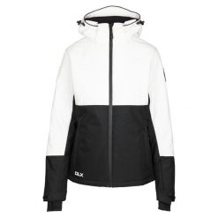 Dlx Jaclyn - Damska kurtka narciarska Dlx White. Białe kurtki damskie DLX, bez wzorów, z puchu, bez kaptura. Za 652.99 zł.