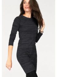 Aniston Sukienka w kolorze czarnym rozmiar: 36. Czarne sukienki damskie Aniston, bez wzorów, z wiskozy, bez ramiączek. Za 95.99 zł.