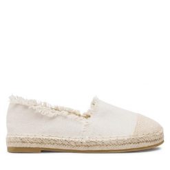 Espadryle DeeZee. Brązowe espadryle damskie DeeZee, bez wzorów, bez obcasa. Za 62.99 zł.