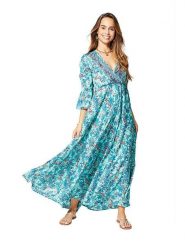 Aller Simplement Sukienka w kolorze błękitnym rozmiar: 34/36. Niebieskie sukienki damskie Aller Simplement, bez wzorów, klasyczne, bez ramiączek. Za 78.99 zł.