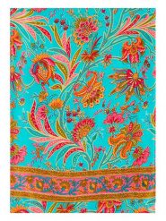 Aller Simplement Szal w kolorze turkusowo-pomarańczowym - 180 x 50 cm rozmiar: 180x50 cm. Brązowe szaliki damskie Aller Simplement, bez wzorów, z materiału. Za 17.99 zł.