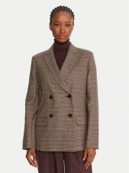 Weekend Max Mara Marynarka Giove 2525046022 Brązowy Regular Fit. Brązowe marynarki i żakiety damskie Weekend Max Mara, bez wzorów, z wełny. Za 1,969.00 zł.