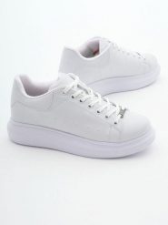 Trendyol Sneakersy w kolorze białym rozmiar: 36. Białe obuwie sportowe damskie Trendyol, bez zapięcia. Za 141.19 zł.