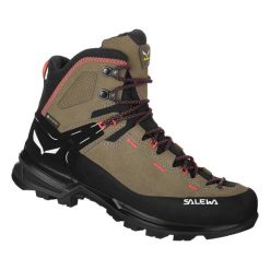 Buty Trekkingowe Damskie Salewa Mtn Trainer 2 Mid Gtx. Czarne obuwie trekkingowe damskie Salewa, z materiału, bez zapięcia. Za 1,143.00 zł.