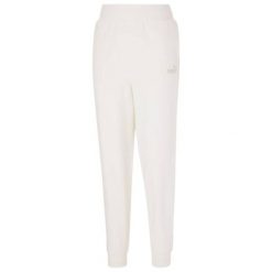 Damskie ESS+ Haftowane Spodnie Do Biegania Z Wysoką Talią. Białe obuwie sportowe damskie Puma, bez zapięcia, do biegania. Za 274.99 zł.