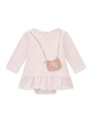 Guess Sukienka codzienna S6BG02 K5997 Różowy jasny Regular Fit. Czerwone sukienki dziewczęce Guess, z aplikacjami, z bawełny, bez ramiączek, proste. Za 174.99 zł.