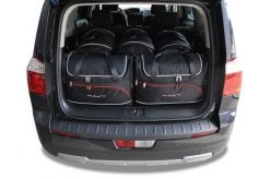 Torby Do Bagażnika Chevrolet Orlando 2010-2018 5Szt Kjust. Czarne torby podróżne KJUST, bez wzorów, z kauczuku. Za 1,502.00 zł.
