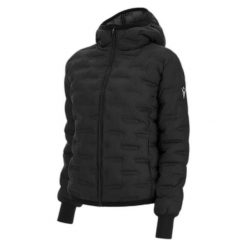 Damska kurtka z kapturem Macron Athleisure FCC Cortina. Czarne kurtki damskie Macron, l, bez wzorów, z lycry, z kapturem. Za 630.55 zł.