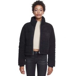Kurtka turystyczna damska Urban Classics Boxy Sherpa. Czarne kurtki damskie Urban Classics, s, bez wzorów, bez kaptura. Za 104.00 zł.
