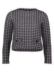 More & More Bluza w kolorze czarno-białym rozmiar: 44. Czarne bluzy damskie More & More, bez wzorów, bez kaptura. Za 86.99 zł.