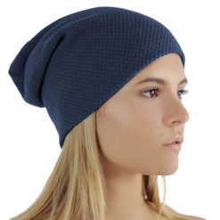 Czapka Unisex Dla Dorosłych Gofrowany Dzianinowa Snobby. Szare czapki damskie ATLANTIS, bez wzorów, z dzianiny. Za 41.99 zł.