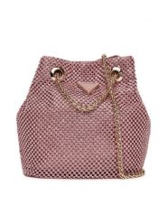 Guess Torebka Zalina Mini HWRP93 50750 Różowy. Czerwone torebki wieczorowe damskie Guess, z aplikacjami, z tworzywa sztucznego, bez dodatków. Za 519.99 zł.