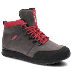 Szare Trzewiki Nagaba Damskie Wygodne Obuwie. Szare obuwie trekkingowe damskie Nagaba, z nubiku, bez zapięcia. Za 259.00 zł.