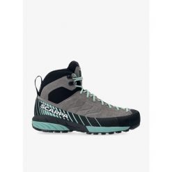 Buty podejściowe damskie Scarpa Mescalito Mid GTX. Szare obuwie trekkingowe damskie Scarpa, bez zapięcia. Za 837.99 zł.