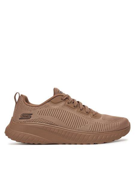Skechers Sneakersy Bobs Squad Chaos-Face Off 117209/CLAY Brązowy. Brązowe obuwie sportowe damskie Skechers, z materiału, bez zapięcia. Za 249.99 zł.