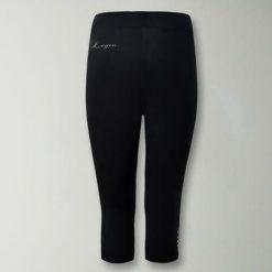 Legginsy Legea Pinocchietto Laia Damskie. Czarne legginsy damskie LEGEA, bez wzorów, z elastanu, na fitness i siłownię. Za 75.00 zł.