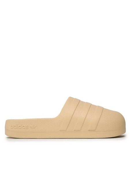 Adidas Klapki adifom adilette Slides GZ2632 Beżowy. Brązowe klapki damskie Adidas, z syntetyku, bez zapięcia. Za 209.99 zł.