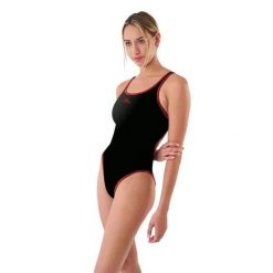 Turbo Swim Comfort Swimsuit – Czarny – Rozmiar 40. Czarne kombinezony damskie TURBO, xl, bez wzorów, sportowe, bez kołnierzyka, bez ramiączek. Za 1,216.35 zł.