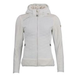 Kurtka polarowa z pikowanymi wstawkami damska Peak Mountain Arlow. Niebieskie kurtki damskie Peak Mountain, xl, bez wzorów, z elastanu, bez kaptura. Za 381.35 zł.