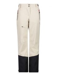 CMP Spodnie narciarskie w kolorze beżowo-czarnym rozmiar: 42. Brązowe spodnie sportowe damskie CMP, bez wzorów, narciarskie. Za 408.45 zł.